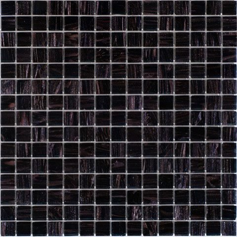 Мозаика Alma Mosaic Stella STN753, цвет чёрный, поверхность глянцевая, квадрат, 327x327