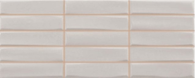 Керамическая плитка Argenta Street Avenue Mosaic Perla, цвет серый, поверхность глянцевая, прямоугольник, 200x500
