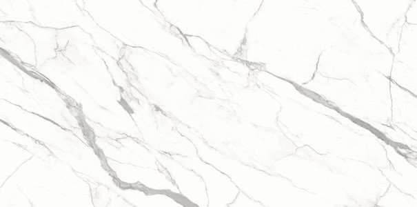 Широкоформатный керамогранит Ariostea Ultra Marmi Bianco Statuario Soft UM6S300583, цвет белый, поверхность матовая, прямоугольник, 1500x3000