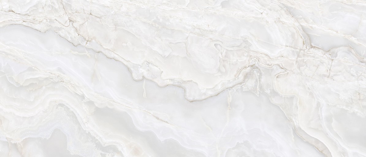 Широкоформатный керамогранит  Onice Iride Avorio Lapp Rett 173021, цвет белый, поверхность лаппатированная, прямоугольник, 1200x2800