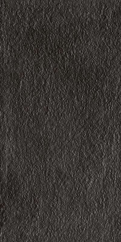 Керамогранит Imola AZMA RB12N RM, цвет чёрный, поверхность структурированная, прямоугольник, 600x1200