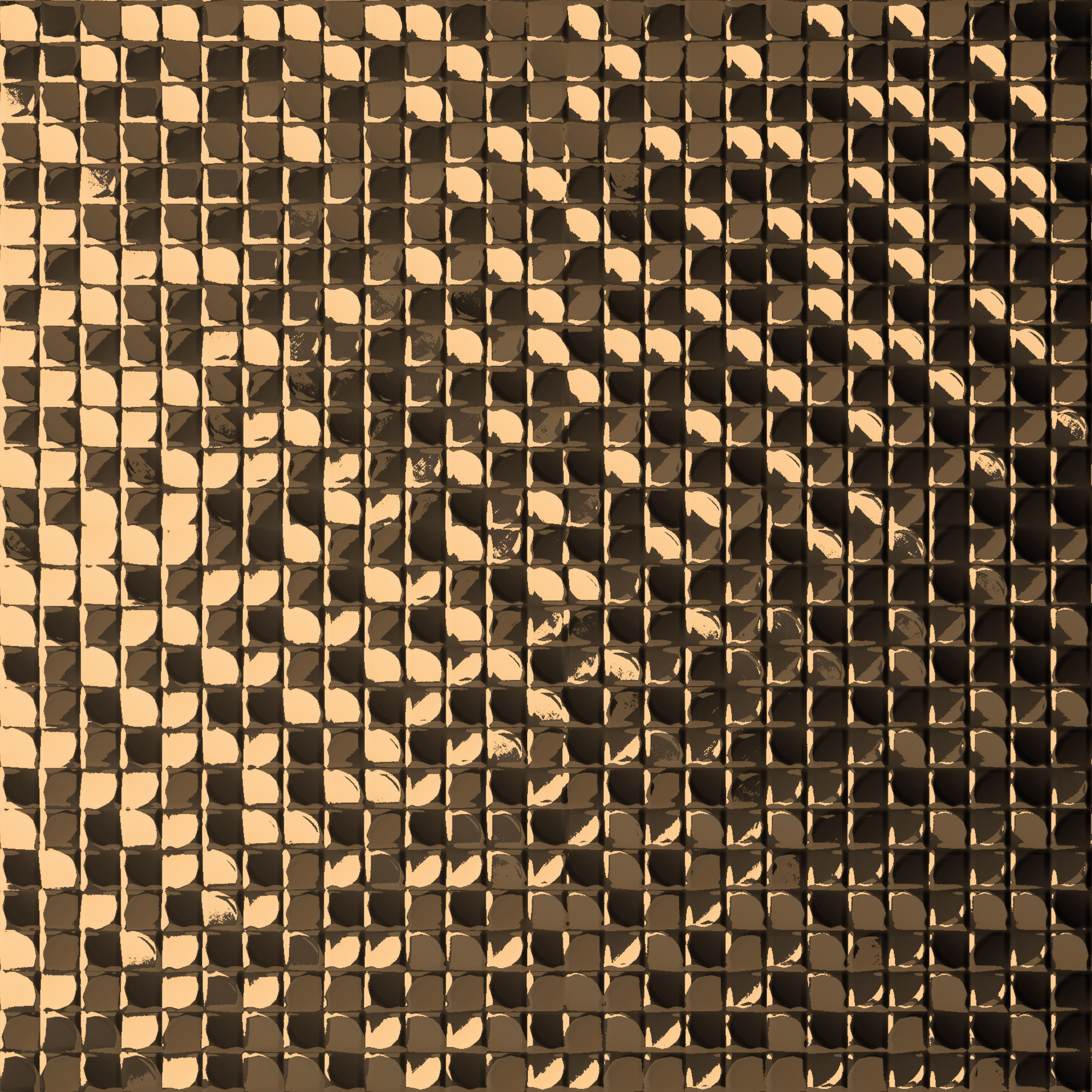 Мозаика Italon Materia Mosaico Gold 600080000353, цвет жёлтый, поверхность матовая, квадрат, 300x300