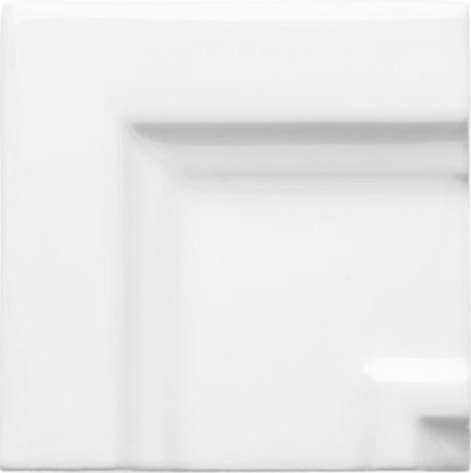 Вставки Adex ADNE5533 Angulo Marco Cornisa Clasica Blanco Z, цвет белый, поверхность глянцевая, квадрат, 70x70