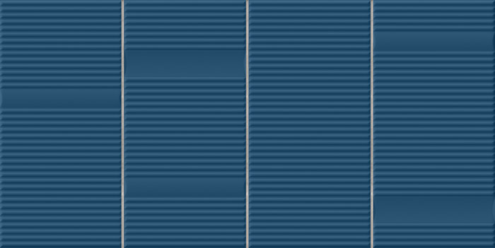 Керамическая плитка Harmony Beat Blue 29902, цвет синий, поверхность матовая, прямоугольник, 200x400