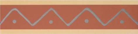 Бордюры Cinca Metalizado Cotto Brooklin 0000/713, цвет оранжевый, поверхность матовая, прямоугольник, 65x250