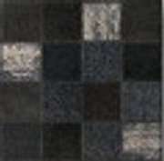 Вставки Metropol Cirrus Taco Chess Negro, цвет чёрный, поверхность матовая, квадрат, 95x95