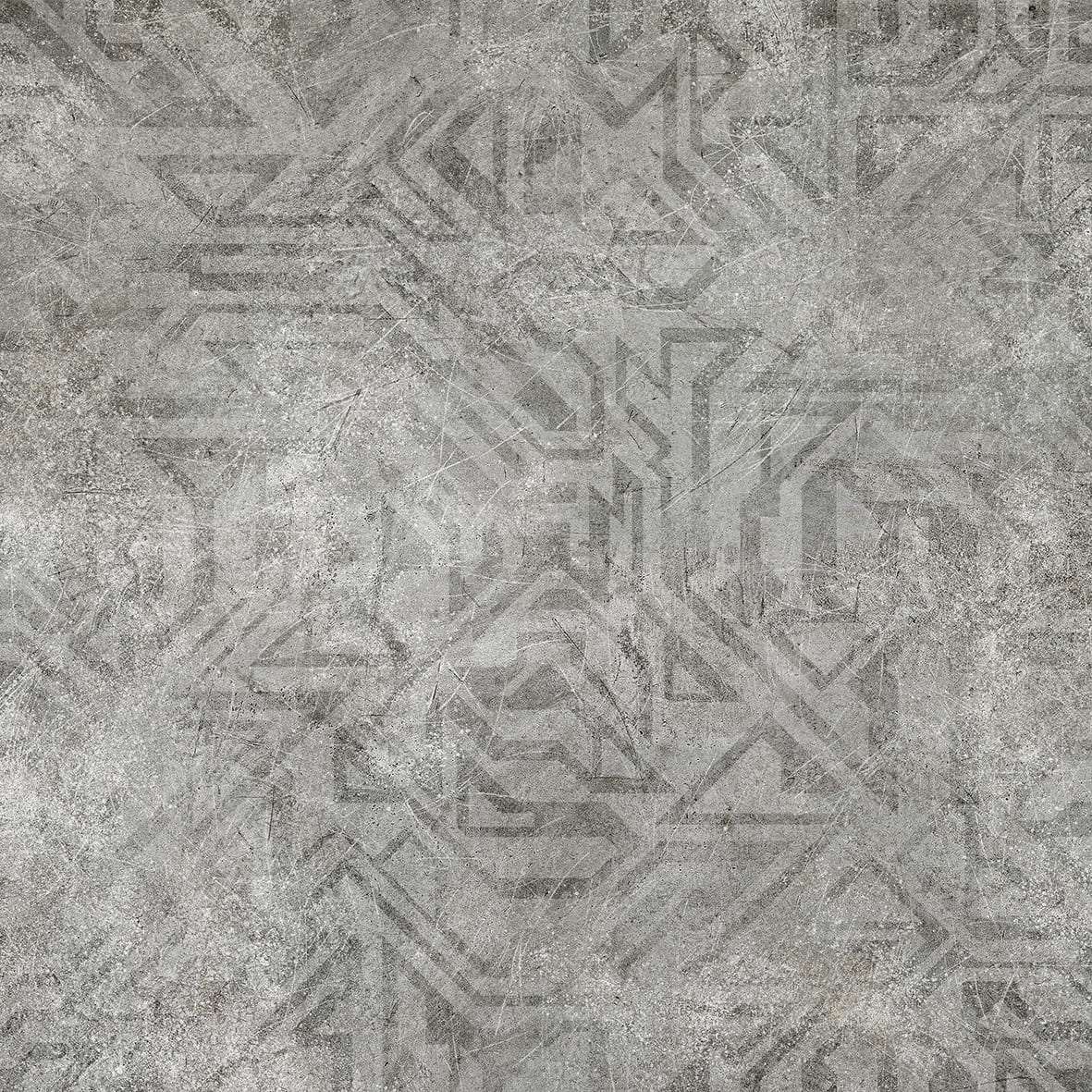 Декоративные элементы Керамин Детройт 2Д, цвет серый, поверхность матовая, квадрат, 500x500