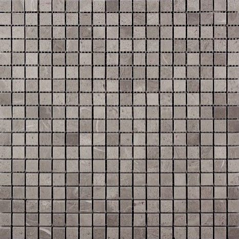 Мозаика Natural Mosaic Adriatica (1,5X1,5) 7M079-15P, цвет серый, поверхность полированная, квадрат, 305x305
