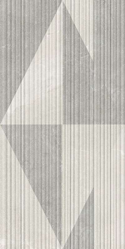 Декоративные элементы Provenza Eureka Intarsio 3D Bianco-Grigio EFPJ, цвет серый, поверхность матовая 3d (объёмная), прямоугольник, 300x600