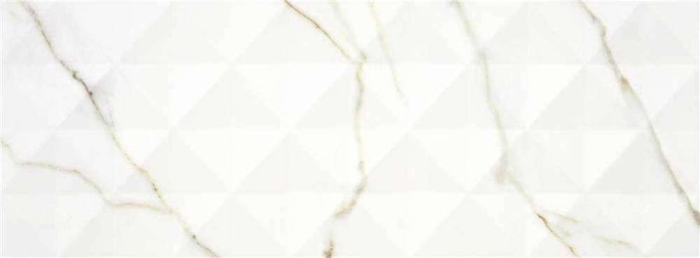 Керамогранит Keratile P.B. Pyramid Aston MT Gold Rect, цвет белый коричневый, поверхность матовая, прямоугольник, 333x900