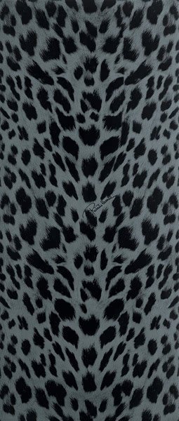 Декоративные элементы Roberto Cavalli Diva Dec. Giaguaro Nero Firma 553677, цвет чёрный, поверхность матовая, прямоугольник, 320x750