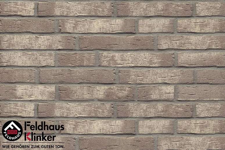 Клинкер Feldhaus Klinker Sintra Agro Blanco R682DF17, цвет серый, поверхность матовая, под кирпич, 52x240