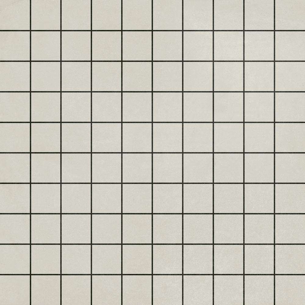 Мозаика 41zero42 Futura Grid Black 4100534, цвет чёрно-белый, поверхность матовая, квадрат, 150x150