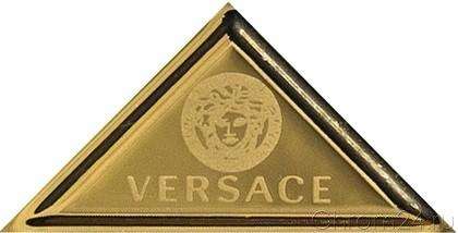 Вставки Versace Gold Firma Triangolare Oro 68920, цвет жёлтый, поверхность глянцевая, прямоугольник, 60x80