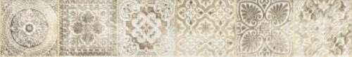 Бордюры Ceramika Konskie Parma Бордюр Cream, цвет бежевый, поверхность глянцевая, прямоугольник, 125x750