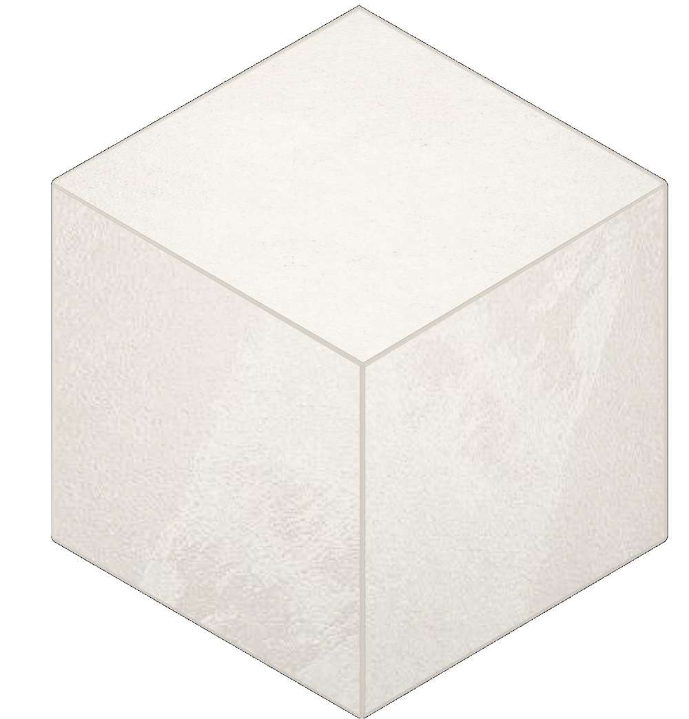 Мозаика Estima Luna White LN00/TE00 Cube Неполированный 29x25 39618, цвет белый, поверхность матовая, шестиугольник, 250x290