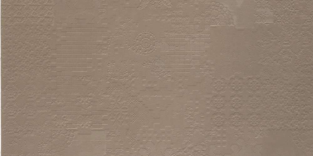 Керамогранит Mutina Dechirer Decor Ecru PUDD15, цвет коричневый, поверхность матовая, прямоугольник, 600x1200
