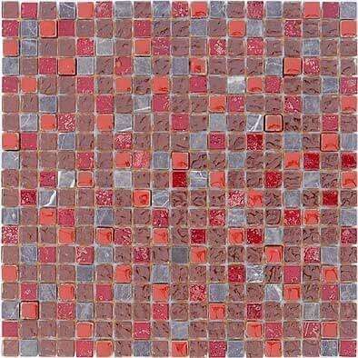 Мозаика Caramelle Mosaic Antichita Classica 14 (Стекло), цвет красный, поверхность глянцевая, квадрат, 310x310