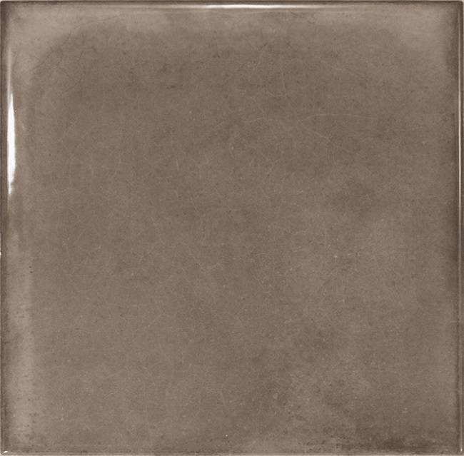 Керамическая плитка Equipe Splendours Brown 23971, цвет коричневый, поверхность глянцевая, квадрат, 150x150