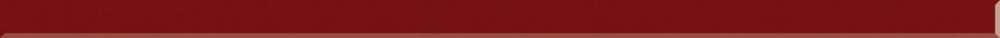 Бордюры Paradyz Uniwersalna Listwa Szklana Karmazyn, цвет красный, поверхность глянцевая, прямоугольник, 23x600
