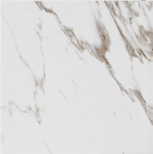 Керамогранит STN Ceramica Compakt San Remo Perla, цвет белый коричневый, поверхность полированная, квадрат, 600x600
