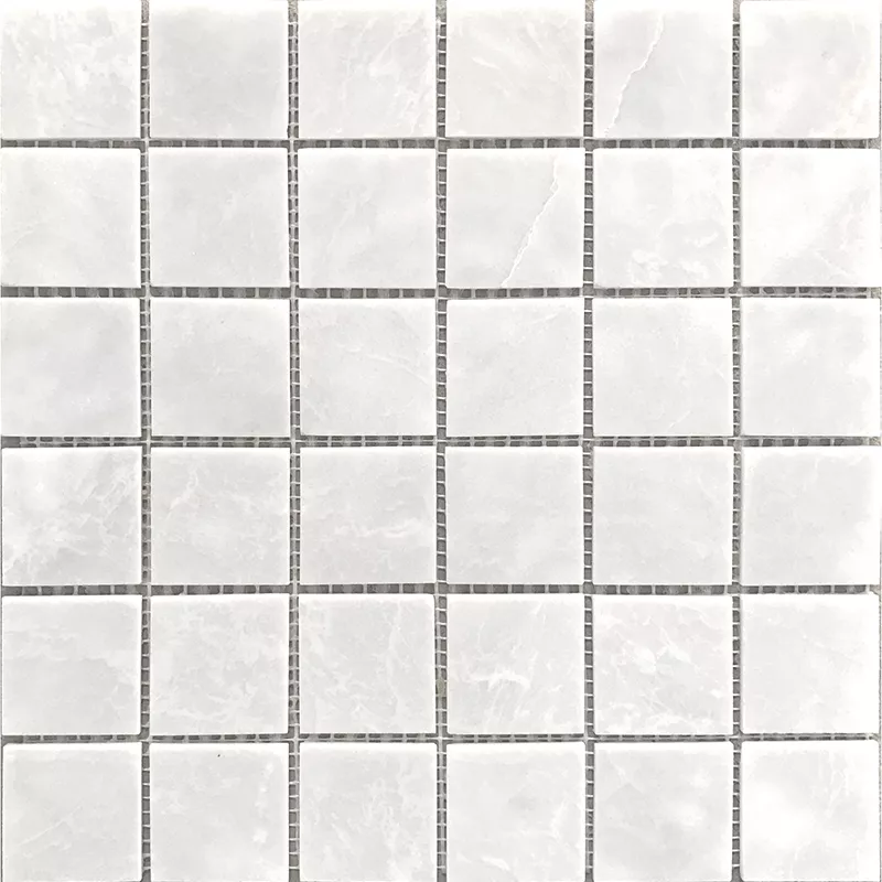 Мозаика Starmosaic Wild Stone White Polished JMST058, цвет белый, поверхность полированная, квадрат, 305x305