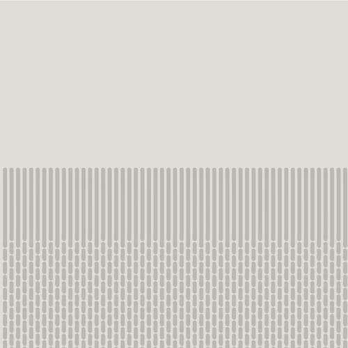 Керамогранит Mutina Tape Grainy Half White Reta15, цвет белый, поверхность матовая рельефная, квадрат, 205x205