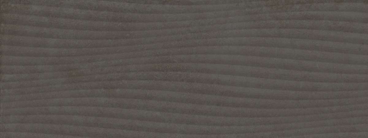 Керамогранит Porcelanosa Verbier Dark Samui 100300055, цвет чёрный тёмный, поверхность матовая 3d (объёмная), прямоугольник, 450x1200
