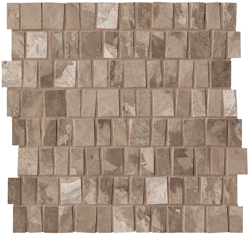 Мозаика Fap Sheer Camou Beige Bar Mosaico fPDH, цвет коричневый, поверхность матовая, , 305x305