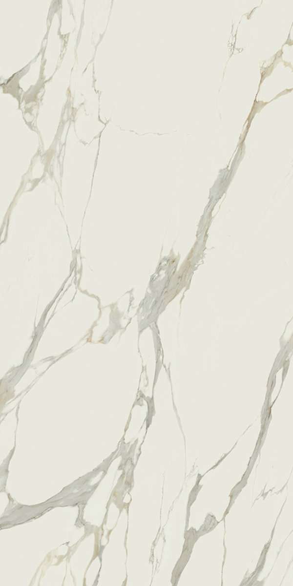 Широкоформатный керамогранит ABK Calacatta Michelangelo Slab A 12mm Soft PF60009820, цвет белый, поверхность матовая, прямоугольник, 1635x3230