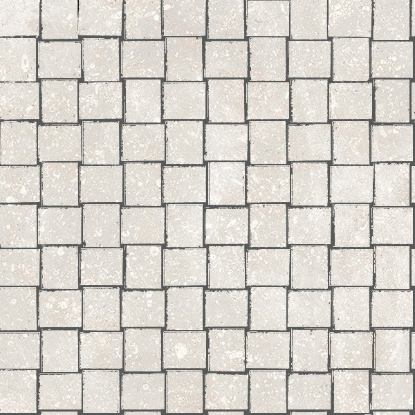 Мозаика Kronos Carriere du Kronos Brudges Trama 8489, цвет бежевый, поверхность матовая, квадрат, 300x300