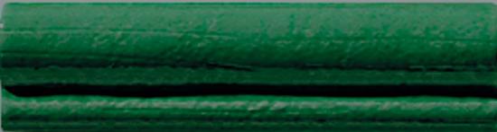 Бордюры El Barco Moldura Chic Verde, цвет зелёный, поверхность глянцевая, прямоугольник, 40x150