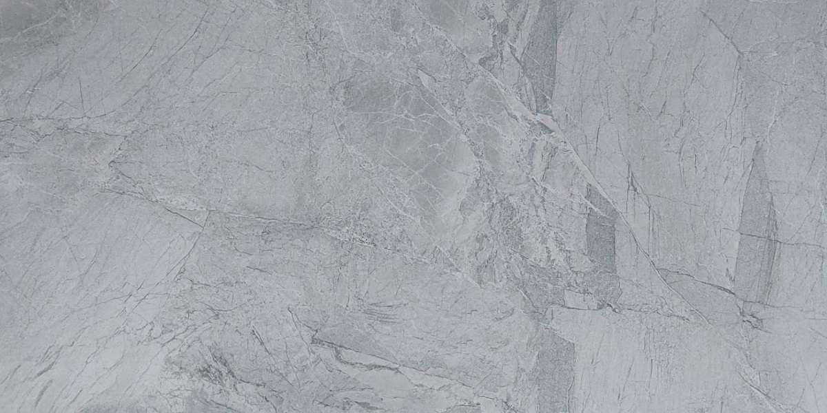 Керамогранит Usak Seramik Bodrum Siver Matt, цвет серый, поверхность матовая, прямоугольник, 600x1200