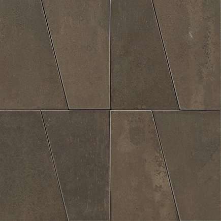 Мозаика Apavisa Nanoarea Brown Bag Brick, цвет коричневый, поверхность матовая, квадрат, 300x300