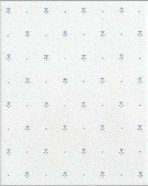 Керамическая плитка Brennero Campanelle Bleu Fondo, цвет белый, поверхность глянцевая, прямоугольник, 200x250