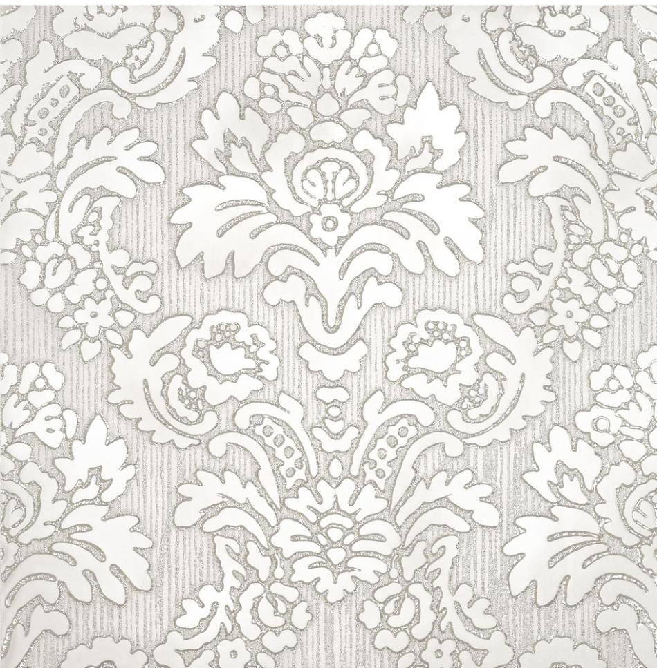 Керамическая плитка Horus Art Wallpaper Bianco-Bianco BAL400, цвет белый, поверхность глянцевая, квадрат, 300x300