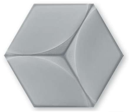 Керамическая плитка Heralgi Hudson Cloud, цвет серый, поверхность глянцевая, прямоугольник, 173x200