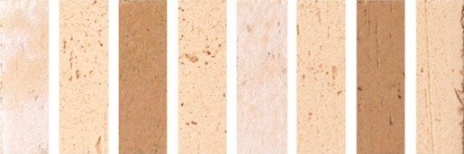 Бордюры Cinca Cotto d' Albe Sand/White Feudal 2050/211, цвет бежевый, поверхность матовая, прямоугольник, 80x240
