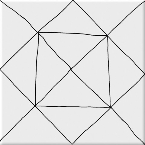 Керамогранит Geotiles Geomix Pawn, цвет чёрный, поверхность натуральная, квадрат, 223x223