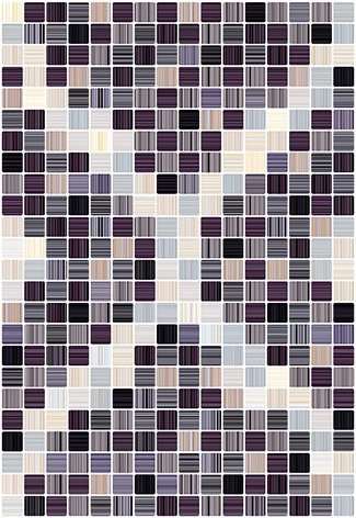 Мозаика Керамин Гламур 4 тип 1, цвет серый, поверхность глянцевая, прямоугольник, 400x275