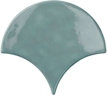Керамическая плитка Bestile Bondi Fan Blue, цвет голубой, поверхность матовая, прямоугольник, 134x150