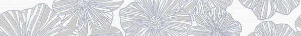 Бордюры Керлайф Splendida Blanco Bodrer, цвет белый, поверхность глянцевая, прямоугольник, 62x505