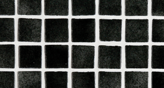 Мозаика Ezarri Niebla 2501 - В, цвет чёрный, поверхность глянцевая, прямоугольник, 313x495