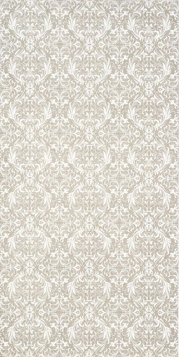 Декоративные элементы Petracers Sartoria Damasco A Bianco, цвет серый, поверхность матовая, прямоугольник, 500x1000