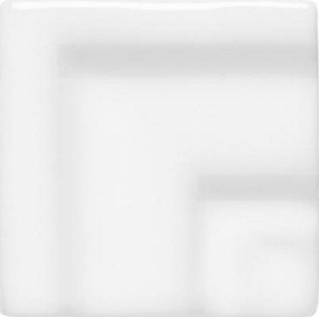 Вставки Adex ADNE5482 Angulo Marco Cornisa Clasica Blanco Z, цвет белый, поверхность глянцевая, квадрат, 35x35
