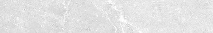 Бордюры Керамин Скальд 7 Плинтус Белый, цвет белый, поверхность матовая, прямоугольник, 95x600