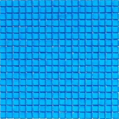 Мозаика Alma Mosaic Glice NT02, цвет голубой, поверхность глянцевая, квадрат, 150x150