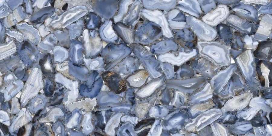 Керамогранит Italica Lersundi Basalto Glamour, цвет синий, поверхность матовая, прямоугольник, 600x1200
