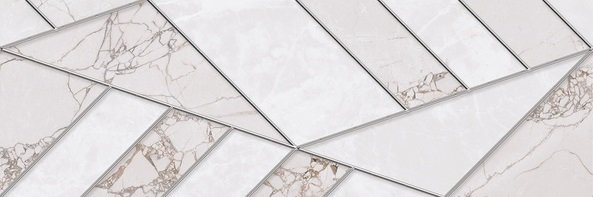 Декоративные элементы Нефрит керамика Ринальди 04-01-1-17-03-06-1723-0, цвет серый, поверхность глянцевая, прямоугольник, 200x600