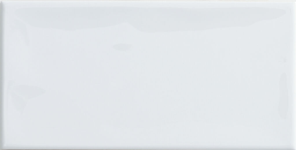 Керамическая плитка Cifre Kane White, цвет белый, поверхность глянцевая, кабанчик, 75x150